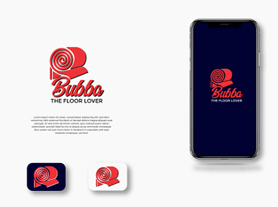 Logo 9: Bubba art branding design flat icon illustration illustrator logo logo design minimal typography ui ux vector