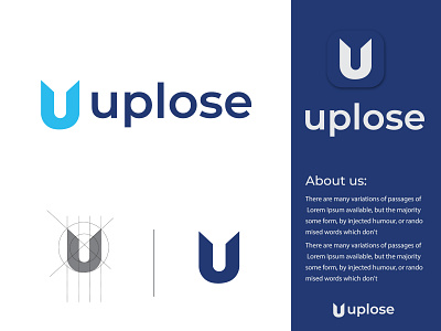 uplose app icon designers app icon logo best logo brand identity branding design elegant logo flat logo graphic design identity letter logo logo logo presentation logo vector logodesign minimalist logo modern logo symbol u letter logo visual identity