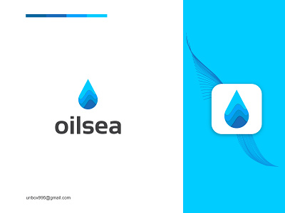Oil Sea Logo Design brand identity branding design dribbble logo gradient logo logo oil oilsea sea ui website