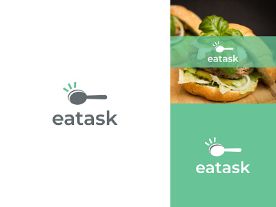 Food logo Design ask brand identity branding creative design eat food foodwebsite hello logo simple talk ui ux