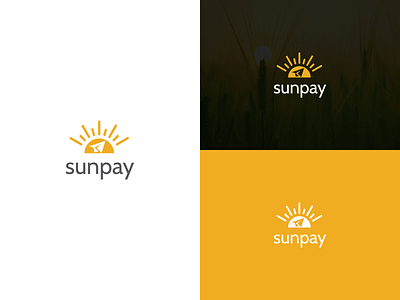 Pay Brand Logo Design $ brand identity branding clean design logo pay payment sunpay ui ux