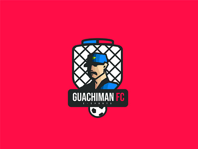 Guachiman branding design esport flat illustration illustrator logo minimal vector