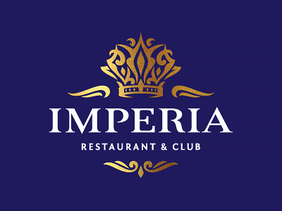Imperia club crown dances girl imperia logo night ornament restaurant wings