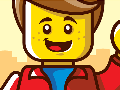 lego man cartoon