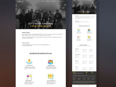 About Us Page doctor graphics hospital uiux visual design