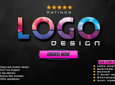 design your logo unlimited concepts and unlimited revisions design logo logo logo design modan professional unique