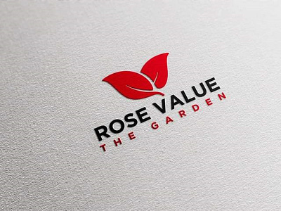 Rose Value Logo brand or company design illustration logo logo design moden unick unique unique logo vector