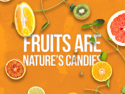 Creative Fruit Quote abstract animation app branding design flat illustration logo minimal typography ux