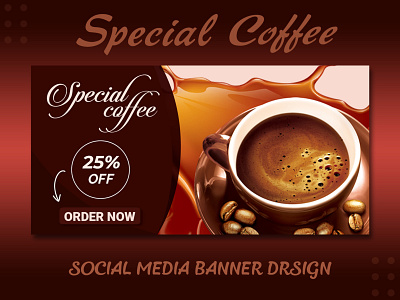 Social Media Banner Design ads advertising banner branding coffee coffee banner coffee post design facebook post food graphic design instagram post post post design poster professional restaurant social media social media banner social media post