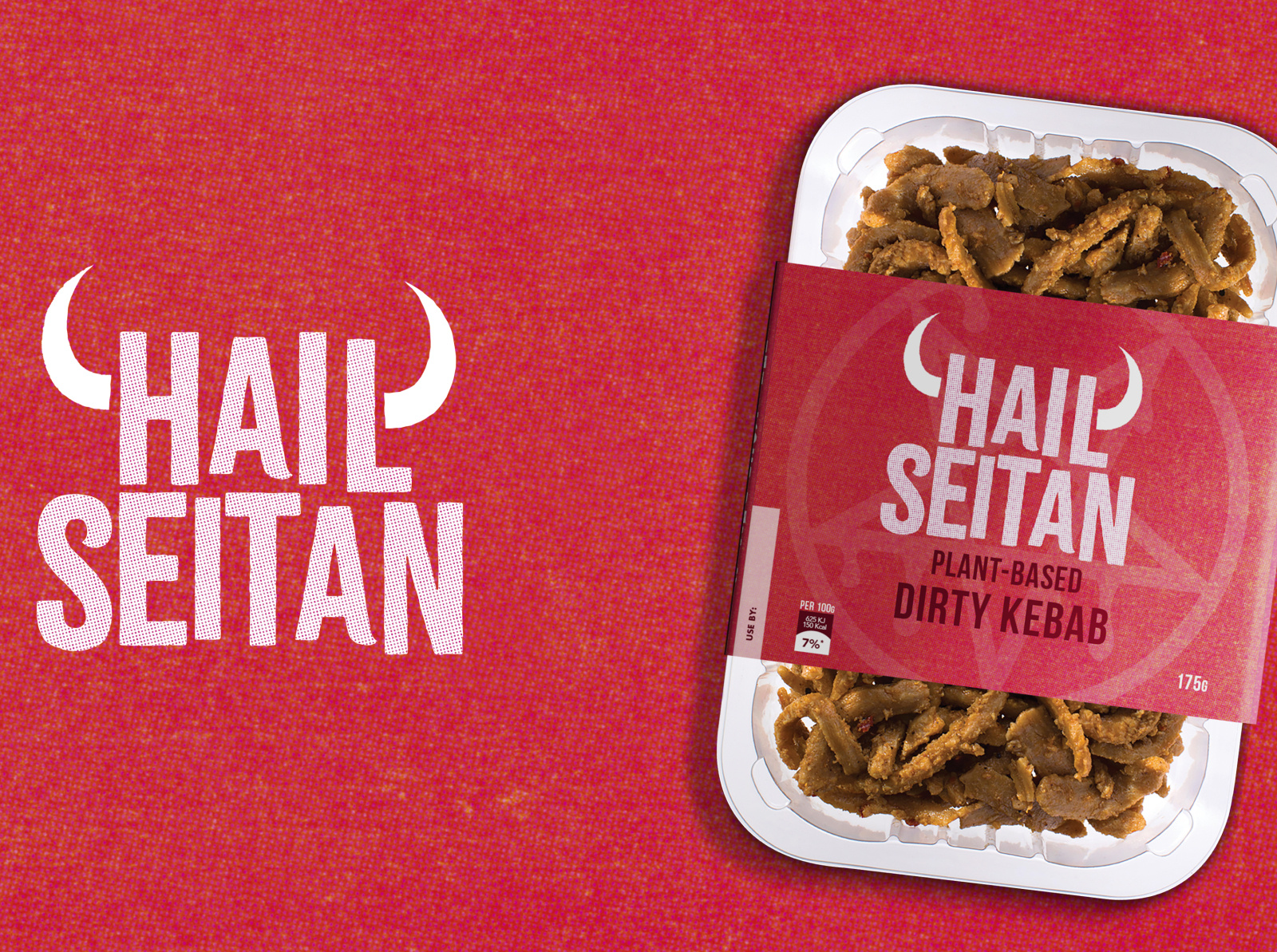 Hail Seitan Vegan food brand by Nik Spittle on Dribbble