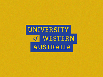 UWA australia concept logo rebranding university uwa western australia