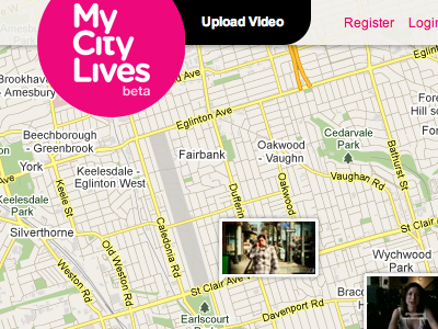 My City Lives Masthead live screenshot logo map masthead