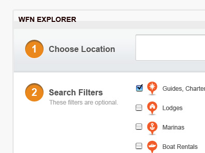 WFN Explorer form icons search