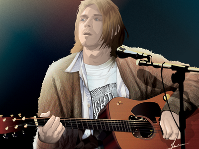 Kurt Cobain - all vector