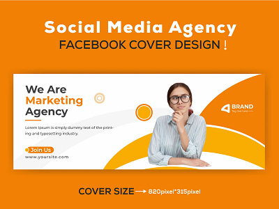 Social Media Agency Facebook cover design