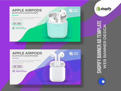 Shopify Banner ad Template | Web Banner Design