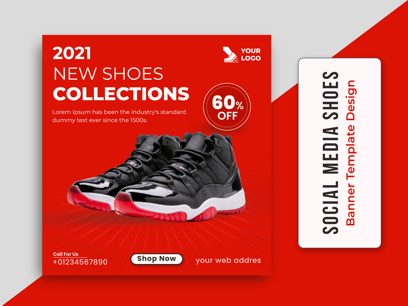 Social Media-Simply-Shoes Banner Template Design by MD AMINUR MIAH on ...