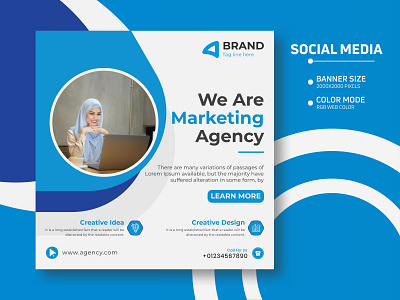 Social Media Digital Marketing Banner Template Design