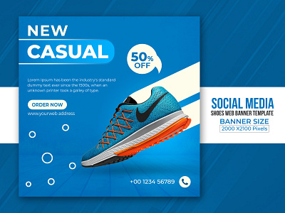 Social Media shoes web Template Design banner design branding design facebook ad graphic design instagram banner porduct banner design product design real estate social media post shoes post shoes web banner social media design social media web banner social poster sports banner