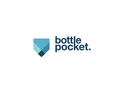 Bottle Pocket. logo design logo design concept logo designer