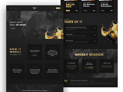 WhiskyFreaks web design webdesigner