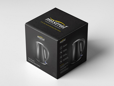 Mistral Stainless Steel Kettle Packaging package design package designer packagedesign packaging