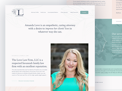 Love Law Firm law firm website web design web designer website design website designer