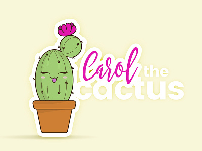 Carol the Cactus cactus flower kawaii