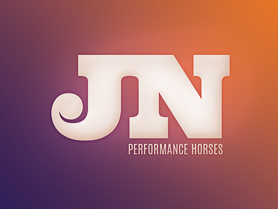 Newnham Performance Horses brand equine horse identity logo reining