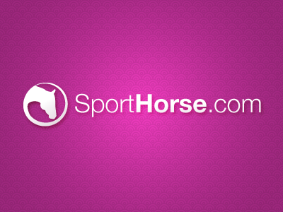 SportHorse.com Logo horse purple texture