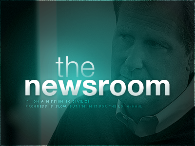 the Newsroom helvetica newsroom teal