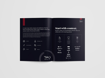 Pitch Leave-Behind brochure brochure design editorial design print design