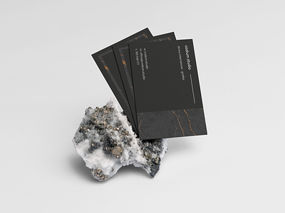 Codium Studio business cards branding businesscard design marble vector