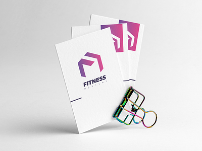 Fitness Mobile business cards branding businesscard design logo
