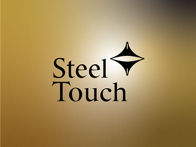 Steel Touch | Industrial Metal Steel Furniture branding bright furniture furniture logo graphic design icon industrial industrial metal furniture logo luxurious mark