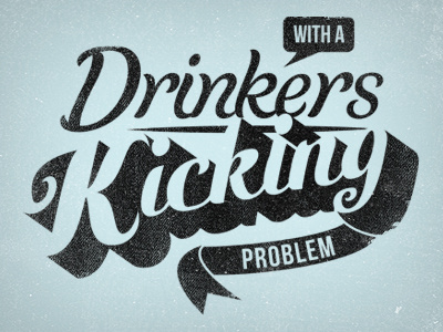 Drinkers with a Kicking Problem kickball logo team