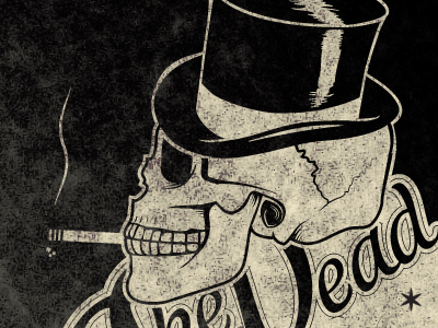 The Dead dead illustration logo logotype tricks