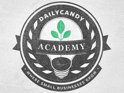 DailyCandy Academy Revised More badge crest logo logotype