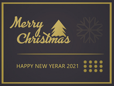 Merry Christmas And Happy New Year 2021 Background Design