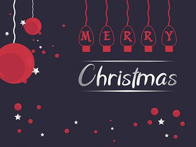 Merry Christmas Background Vector Design