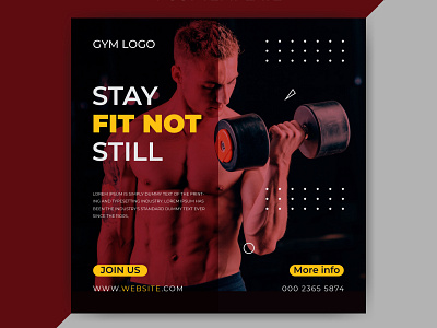 Fitness gym social media post design ad banner banner banner design fitness fitness banner fitness flyer flyer gym gym flyer marketing shape your body social post templates training web banner