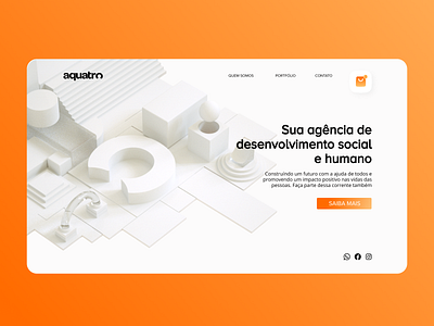 Aquatro - landing page