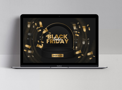 Abstract Black Friday Sales Banner Ad Design business