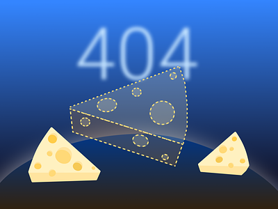 Daily UI 8 - 404 Page 404 cheese cheese is lost daily ui daily ui 008 daily ui challenge lost in space not found web design