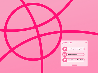 Daily UI 16 - Pop up activities daily ui daily ui 016 daily ui challenge dialog dribbble icons notification overlay popup web design