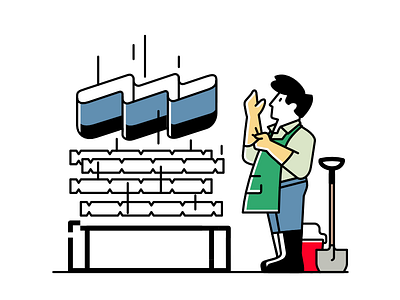 Noocity Spot Illustration assembling assembly character diy growbed illustration sustainability urban farming