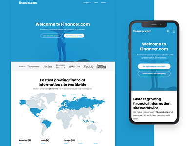 Website Redesign For Fin-tech Company conversation rate optimization creditcards crypto cryptocurrency finance fintech loans mobile design responsive design uxdesign website design website redesign