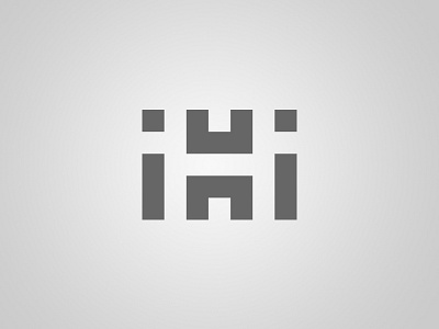 Logo - IHI 4fun branding design graphic gray logo logodesign logotype minimalist vector