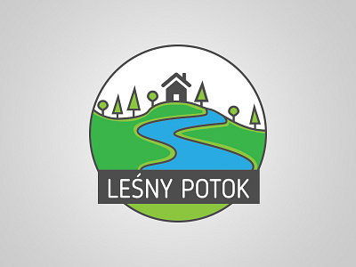 Logo - Leśny Potok Agroturystyka branding client design graphicdesign logo logodesign minimalist new vector work