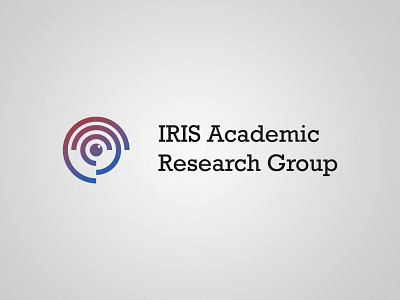 Logo dla IRIS Academic Research Group. branding design logo logodesign minimalist new vector work